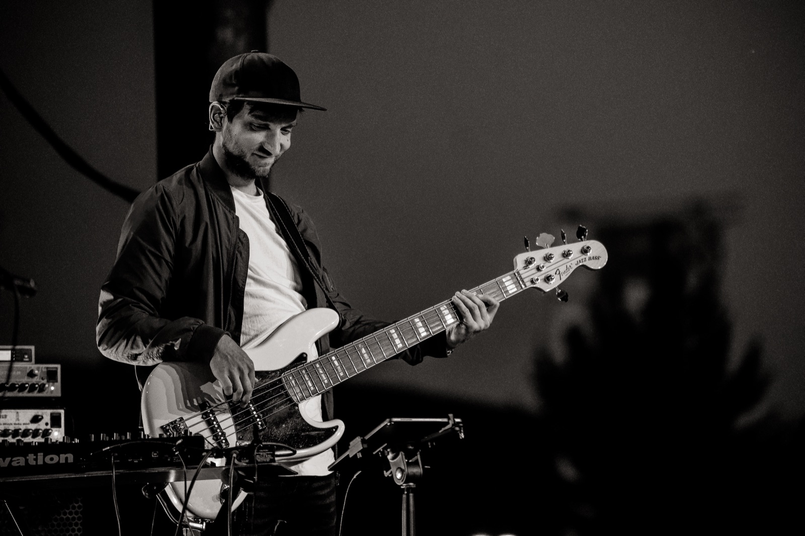 Fabian am Jazz Bass